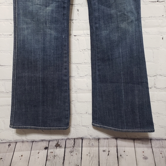 7FAM Sz 28 Vintage "A" Pocket Boot Cut Jeans - Picture 8 of 16